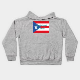 Travel Around the World - Puerto Rico Kids Hoodie